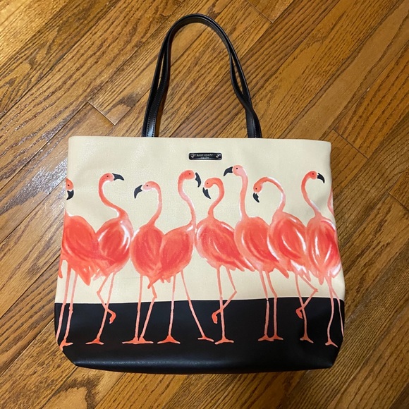 Kate Spade Walk on the Wildside Tote 🦩Flamingo